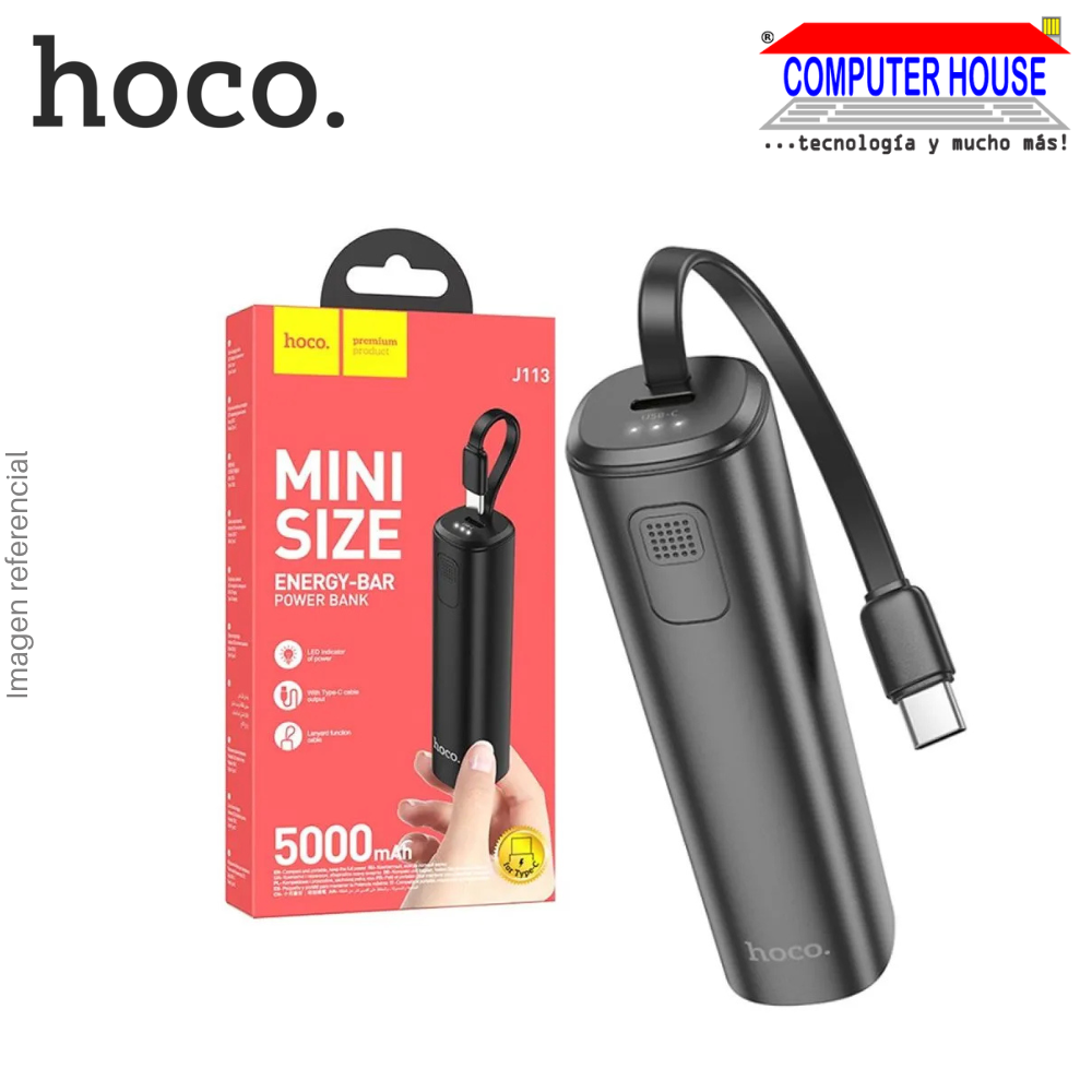 Power Bank XO 5000 mAh J113 - Black