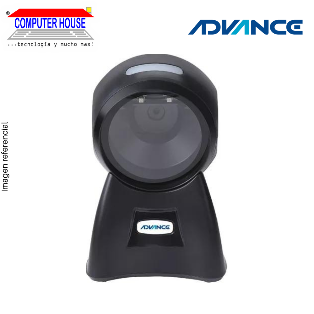 Lector de Código de Barras alámbrico Advance ADV-6012, USB.