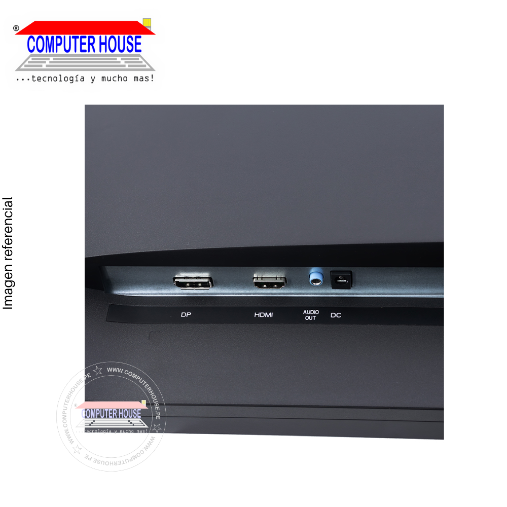 Monitor Gaming 27" Teros 2714S, 144Hz, 1MS, Plano, FHD IPS, 1920x1080, HDMIx1/DPx1/Parlantes/Audio-Out.