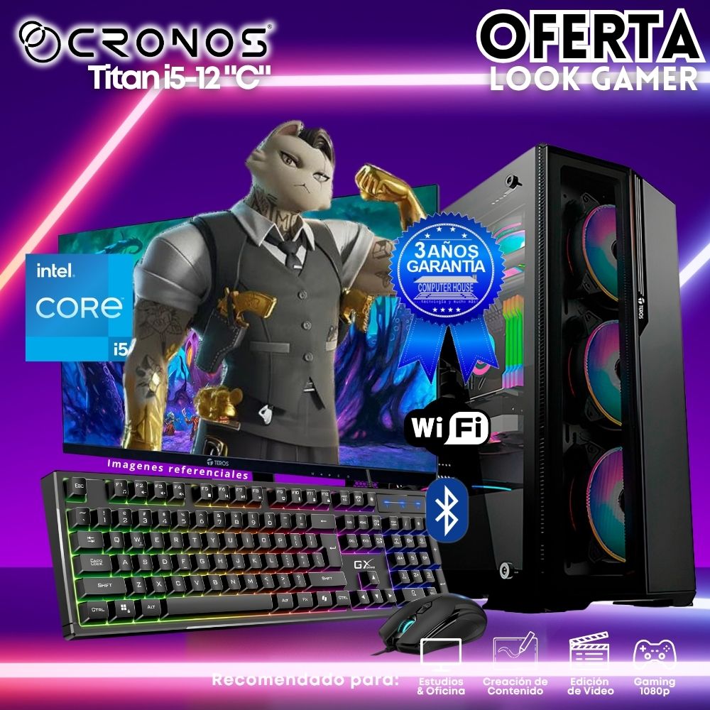 OFFER: CRONOS Qubit R7-5700G PC, 8GB RAM, 500GB SSD, 22″ FHD Monitor, Keyboard + Mouse Kit, Speakers or Headphones.