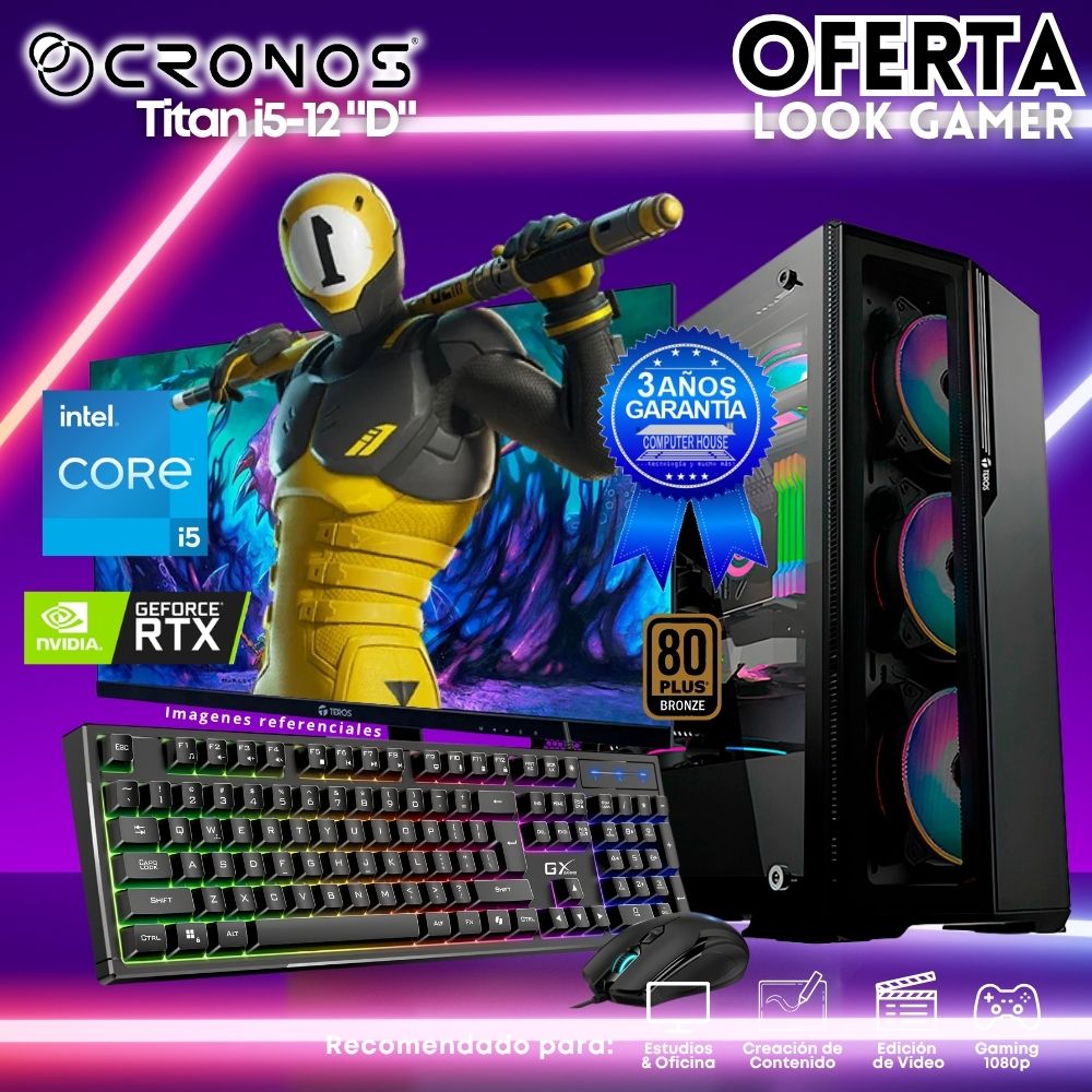 OFFER: CRONOS Qubit R7-5700G PC, 8GB RAM, 500GB SSD, 22″ FHD Monitor, Keyboard + Mouse Kit, Speakers or Headphones.