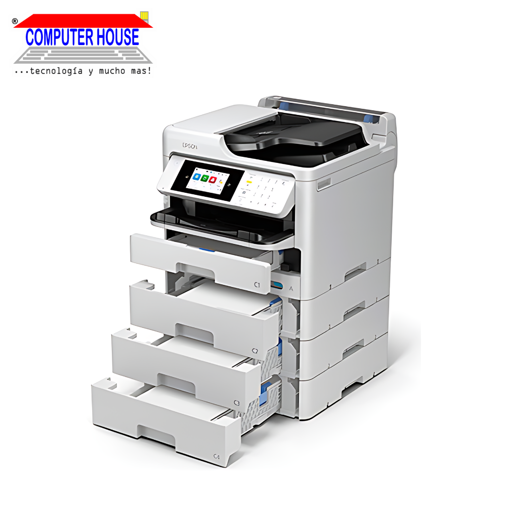 Impresora con Sistema Continuo EPSON WorkForce Pro WF-C5890, A4, Multifuncional (imprime, copia y escanea), USB/Wi-Fi/LAN/FAX.