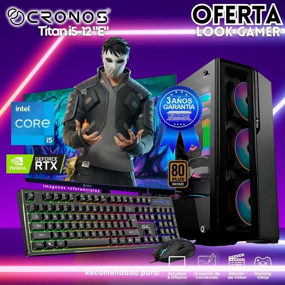 OFFER: CRONOS Qubit R7-5700G PC, 8GB RAM, 500GB SSD, 22″ FHD Monitor, Keyboard + Mouse Kit, Speakers or Headphones.