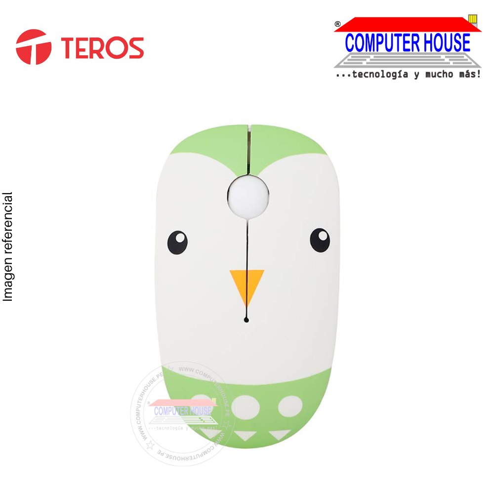 TEROS Lorito TE-1215S Wireless Mouse, 1000dpi, 3 Buttons.