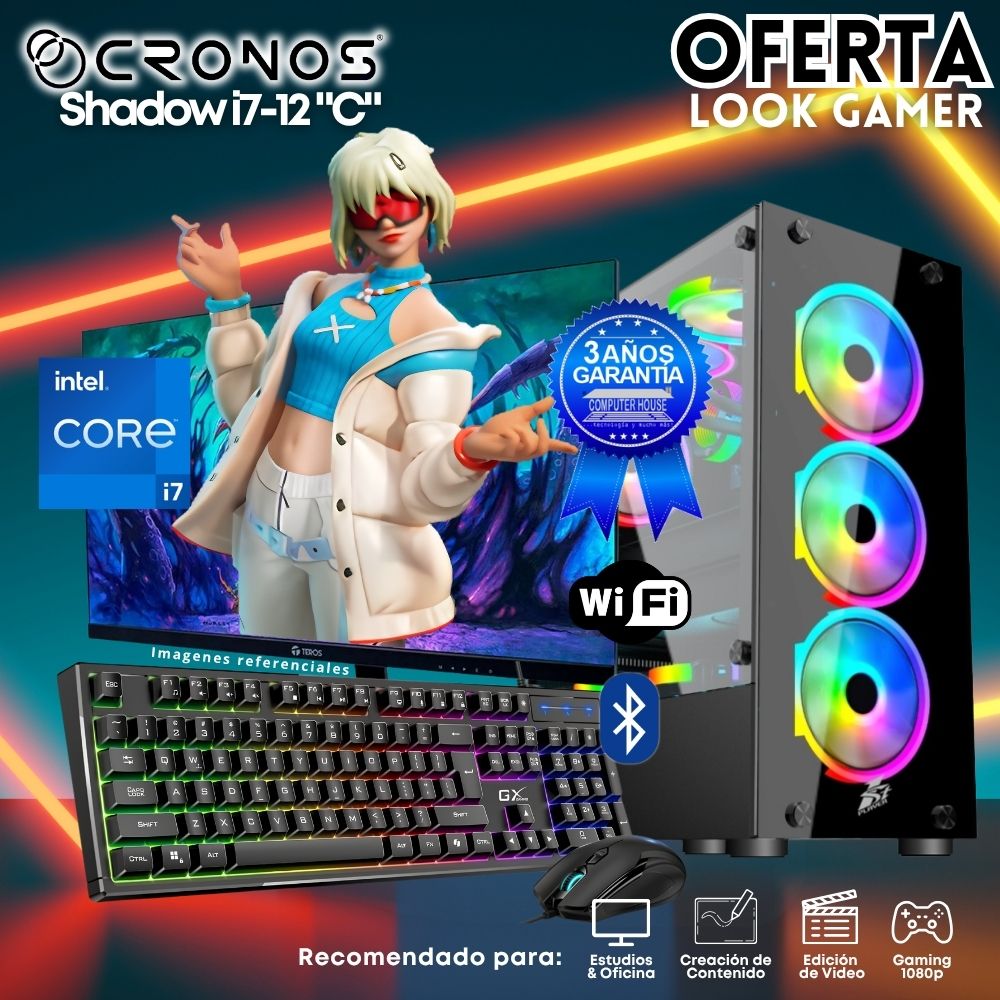 OFFER: CRONOS Qubit R7-5700G PC, 8GB RAM, 500GB SSD, 22″ FHD Monitor, Keyboard + Mouse Kit, Speakers or Headphones.