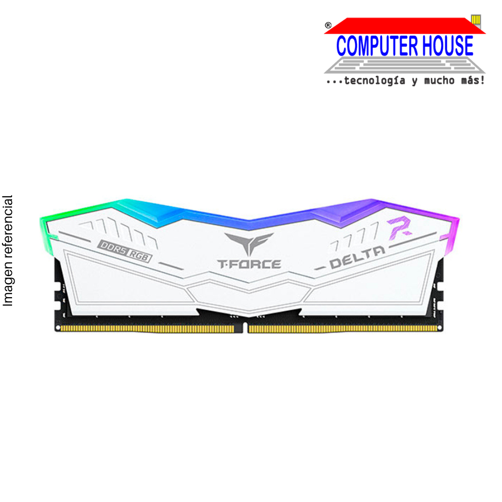 Memoria RAM DDR5 DIMM TeamGroup 16GB, 5200Mhz, Delta TUF Gaming Alliance RGB.