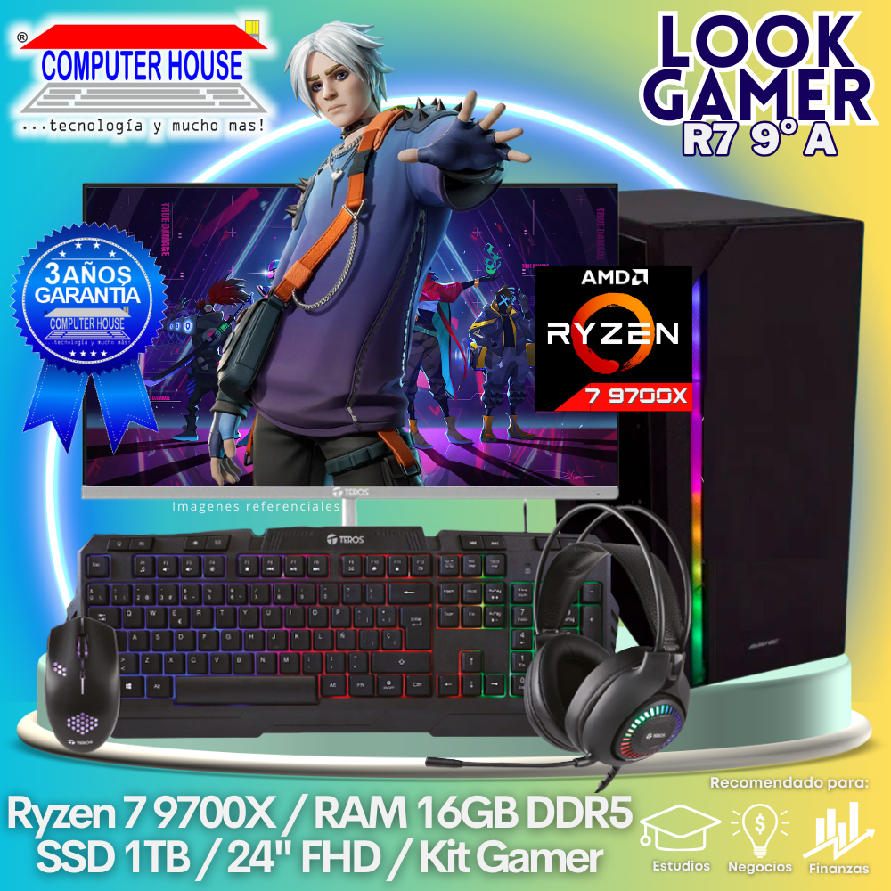 LOOK GAMER Ryzen 7-9700X 