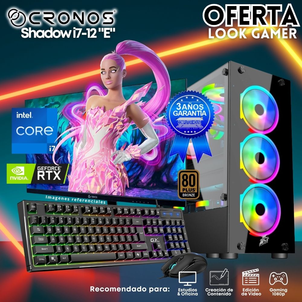 OFFER: CRONOS Qubit R7-5700G PC, 8GB RAM, 500GB SSD, 22″ FHD Monitor, Keyboard + Mouse Kit, Speakers or Headphones.