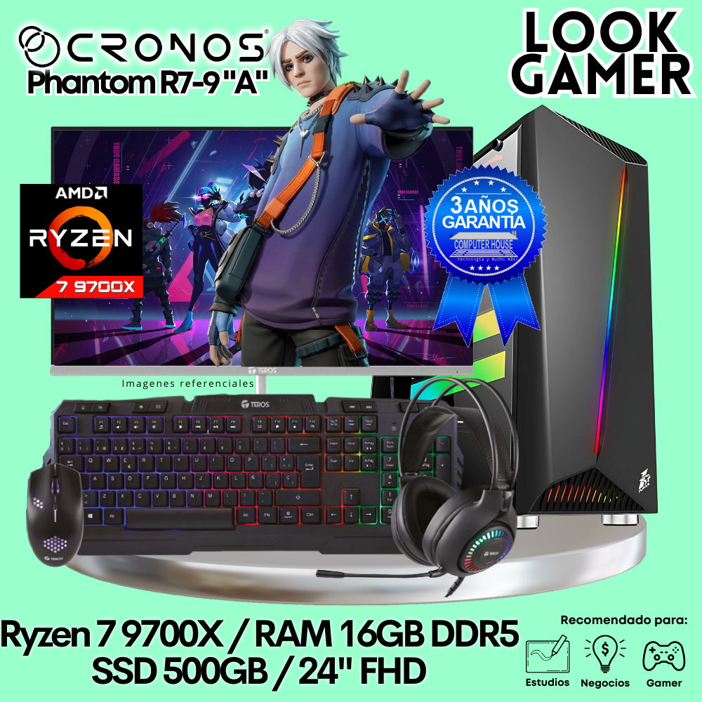 PC Look Gamer CRONOS Phantom R7-9 