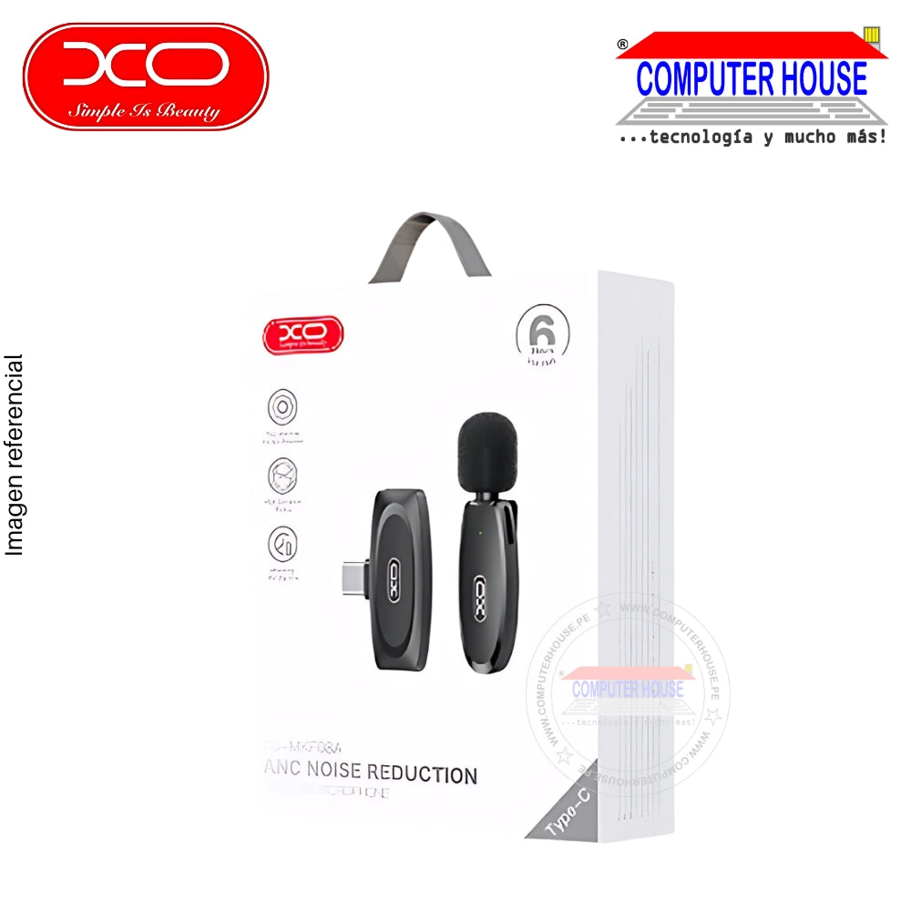 XO MKF08A Lavalier Microphone, USB-C Wireless, Noise Reduction.