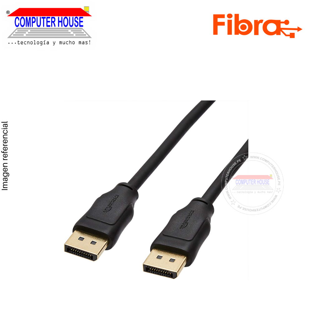 DisplayPort FIBER Video Cable, 1.5 meters.