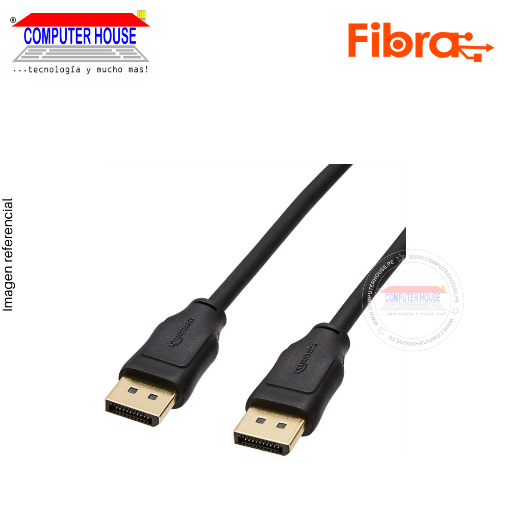 Cable de Video DisplayPort FIBRA, 1.5 metros.