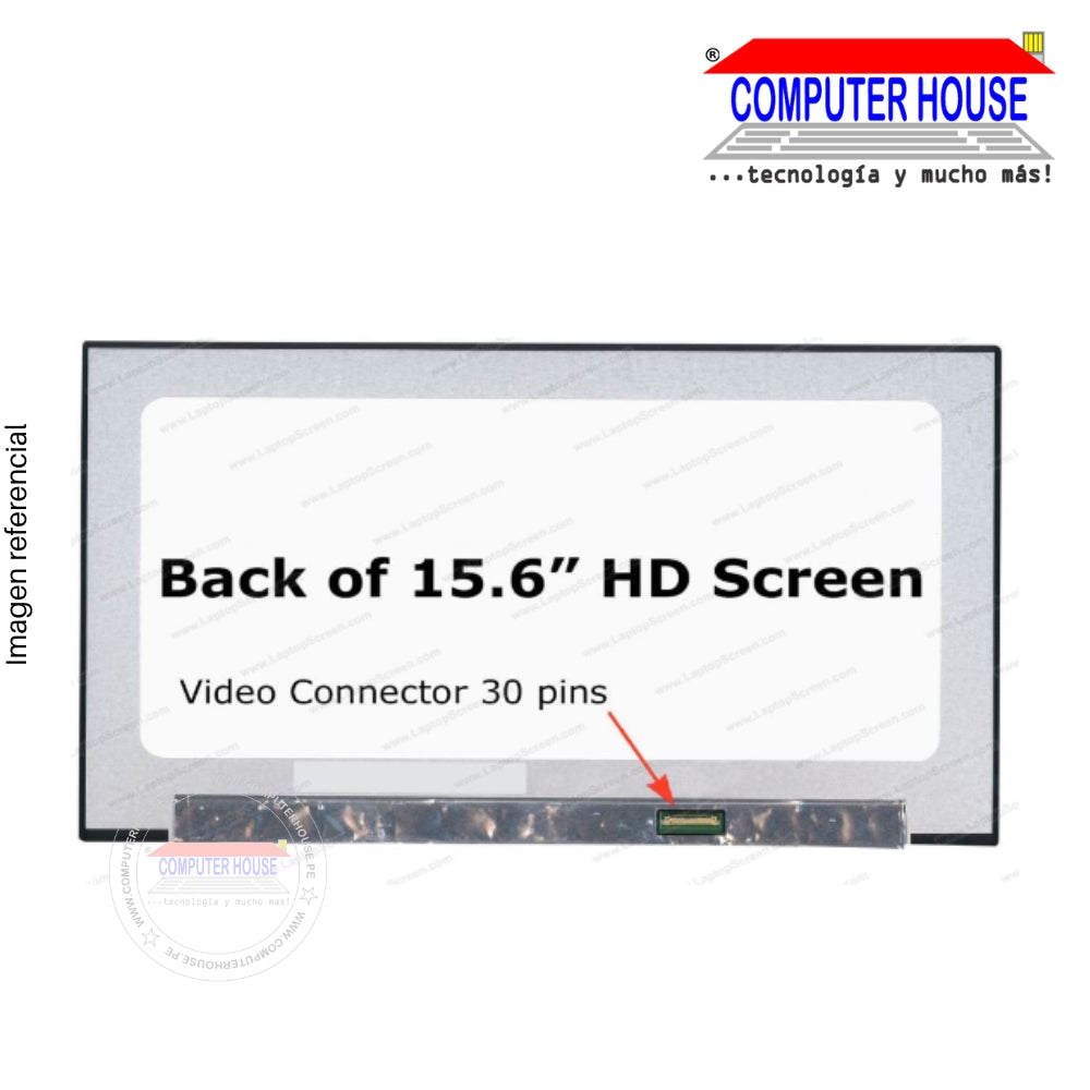 Laptop screen 15.6" HD 30 pins