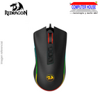 Mouse Gamer Alámbrico REDRAGON M711 Cobra, 10000 DPI, 8 Botones, Negro.