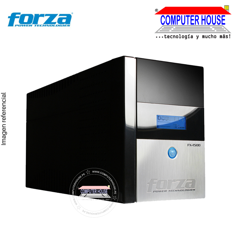 FORZA UPS 1500VA 840W, FX-1500LCD-U Interactive, 8 220V outlets. 