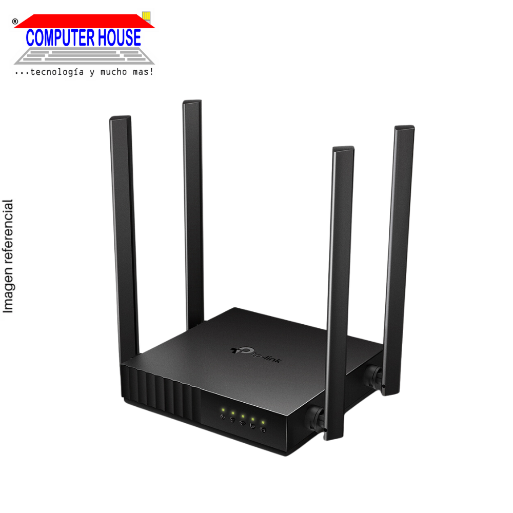 TP-LINK Archer C50 Router, AC1200, Wi-Fi 5, Dual Band 2.4GHz (up to 300Mbps) and 5GHz (up to 867Mbps). 