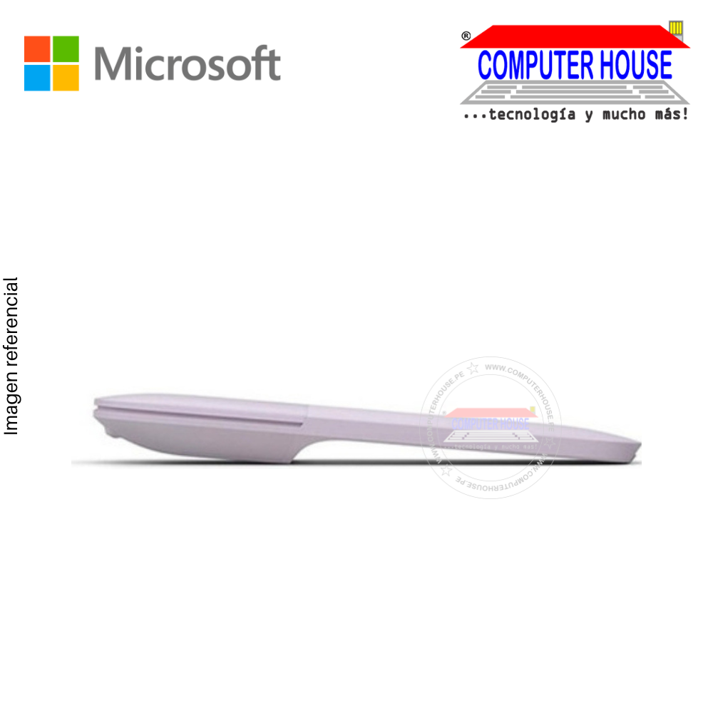 MICROSOFT Mouse inalámbrico ARC Lila (ELG-000016) conexión Bluetooth.