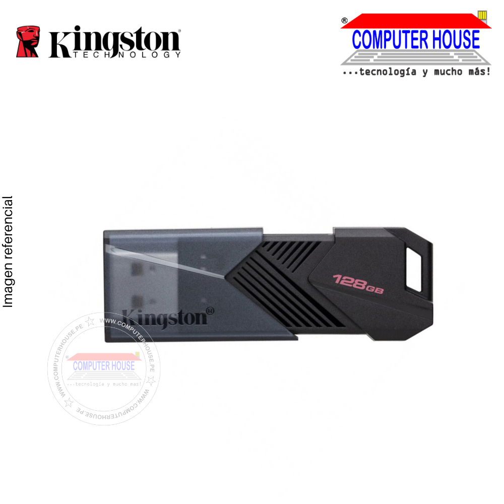 KINGSTON memoria USB 128GB DataTraveler Exodia ONYX USB 3.2 Gen 1, Negro (DTXON/128GB)