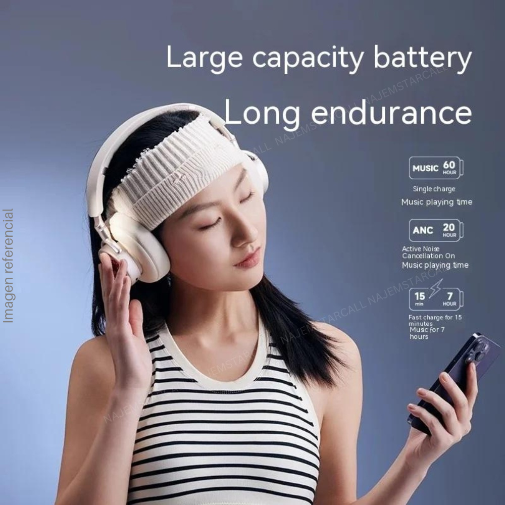 D'Mooster D19 Wireless Headphones with Noise Cancelling Headband, Bluetooth, Microphone - Colors