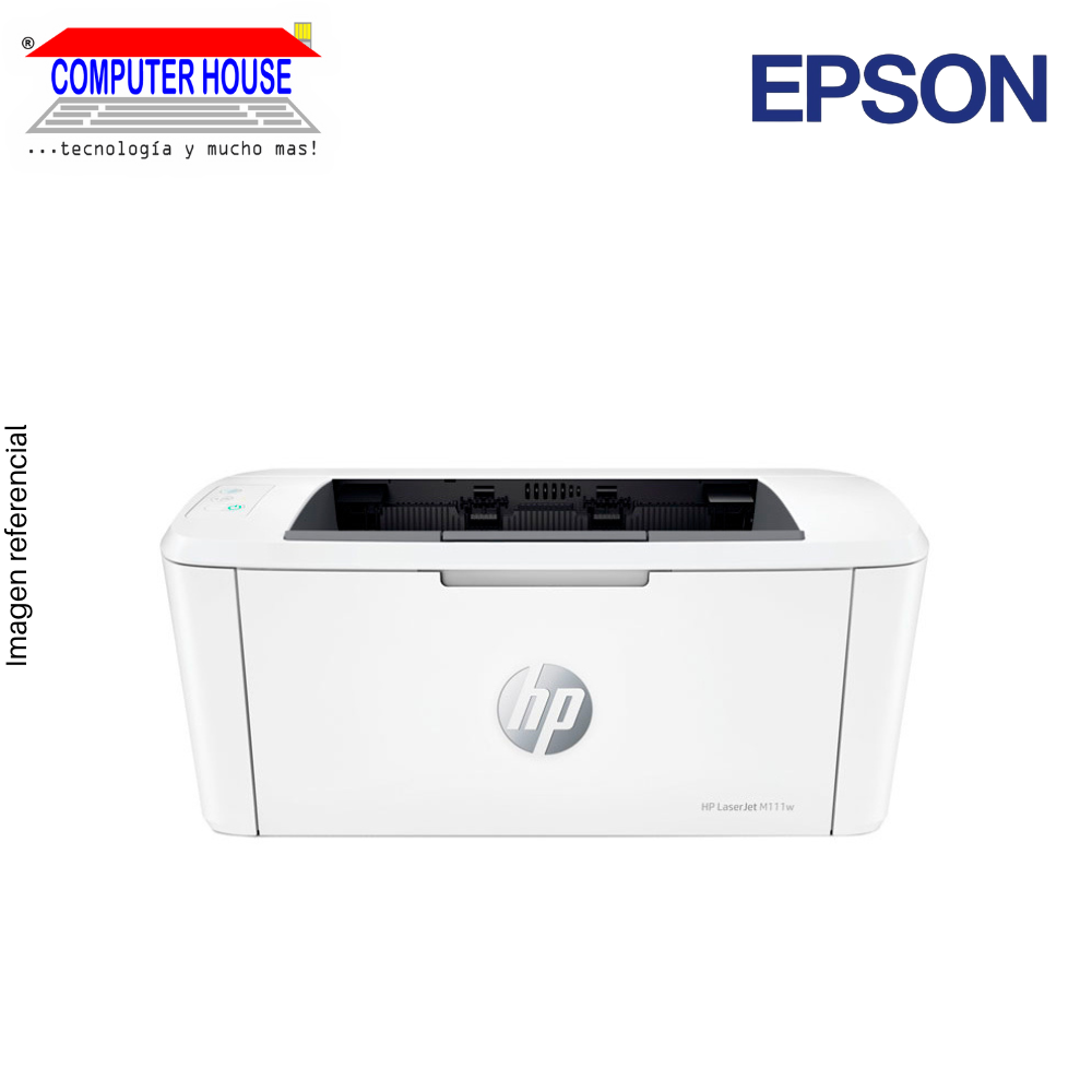 Impresora Láser HP LaserJet M111w, A4, Solo Imprime, Monocromática, Bluetooth/Ethernet/USB/Wi-Fi.