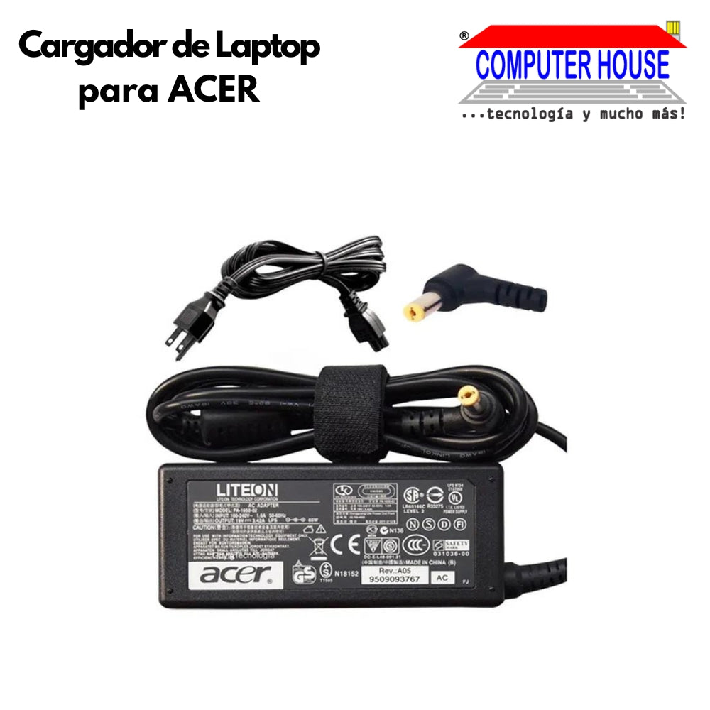 Acer 19V laptop charger (Compatible)