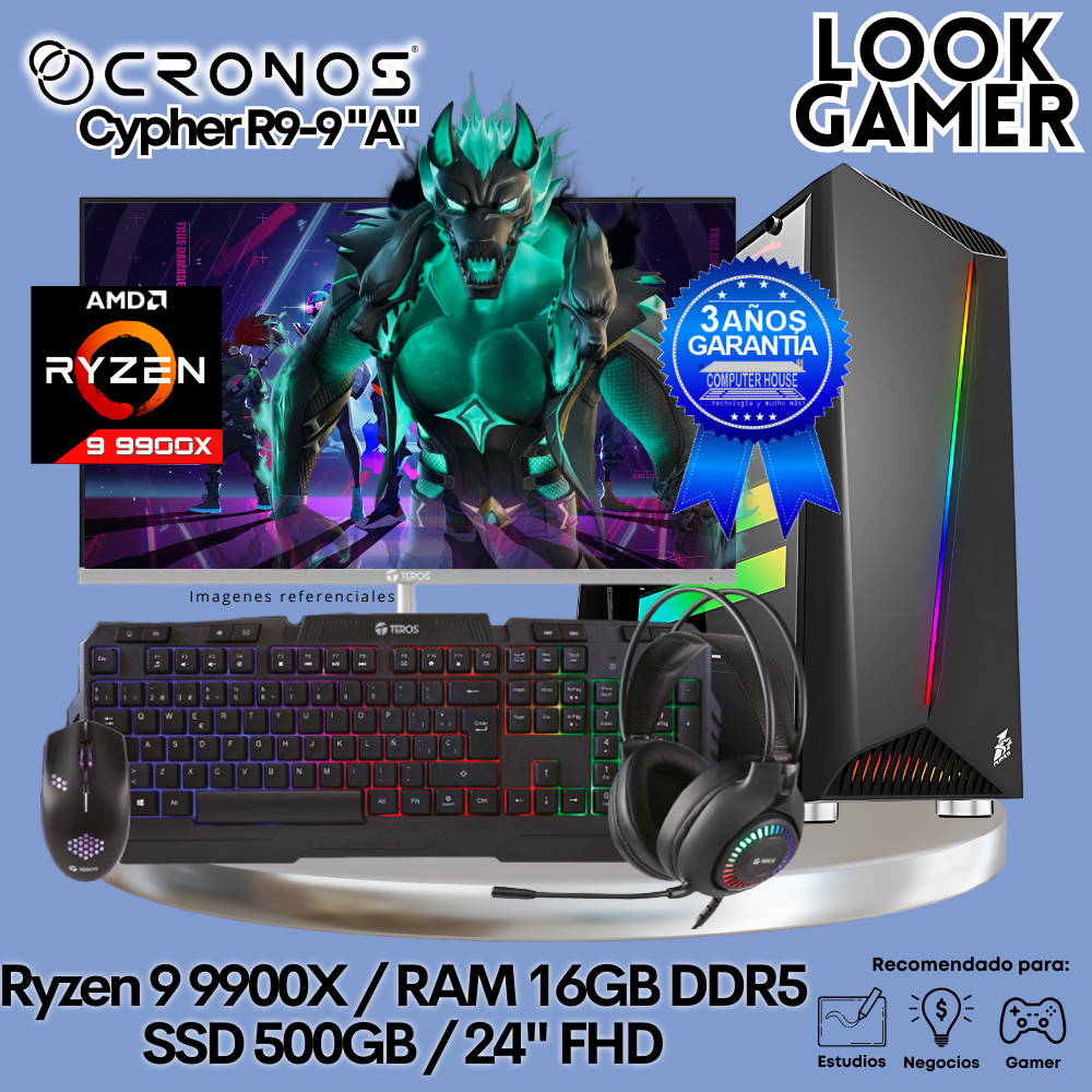 PC Look Gamer CRONOS Cypher R9-9 