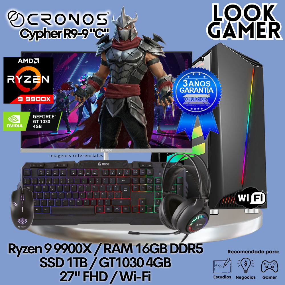 PC Look Gamer CRONOS Cypher R9-9 