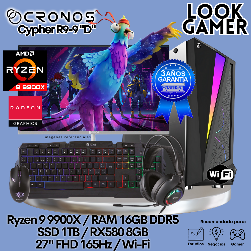 PC Look Gamer CRONOS Cypher R9-9 