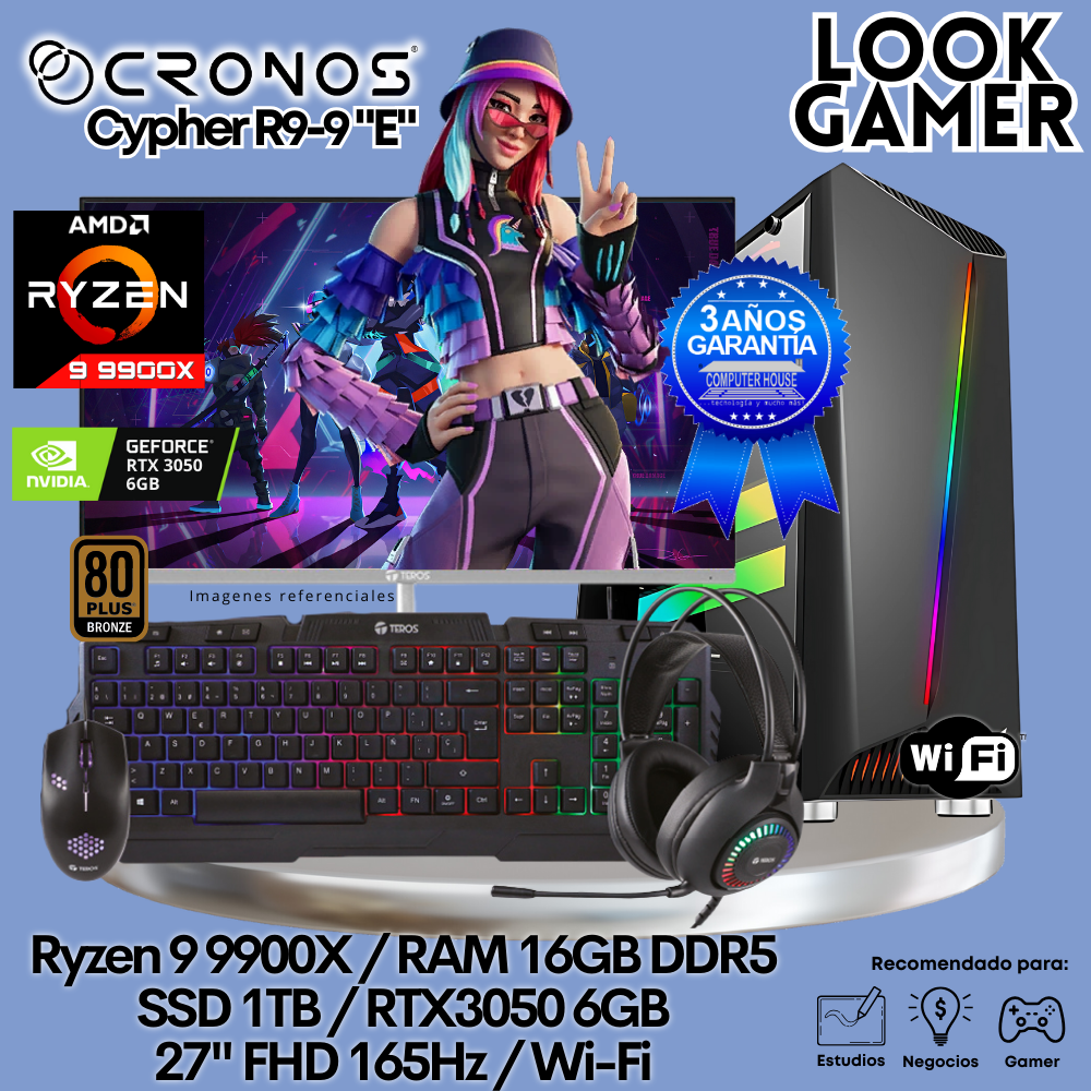 PC Look Gamer CRONOS Cypher R9-9 