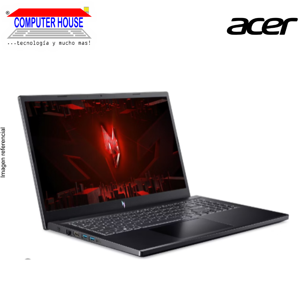 Laptop ACER Nitro V 15, Core i7-13620H, RAM 16GB DDR5, SSD 512GB, Video RTX4050 6GB, 15.6" FHD 144Hz, Teclado en Inglés, Windows 11.