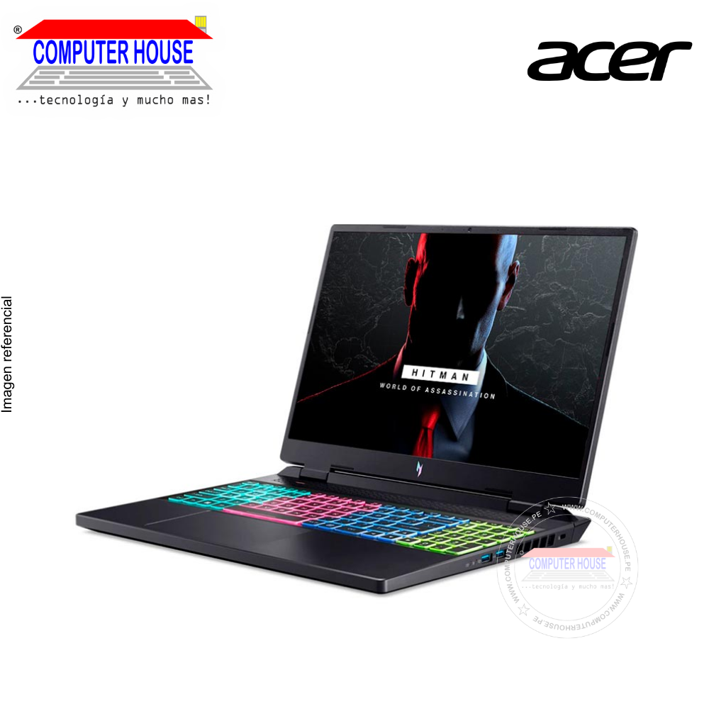 Laptop ACER Nitro 17, Ryzen 7-7735HS, RAM 32GB DDR5, SSD 1TB, Video RTX4070 8GB, 16″ FHD 165Hz, Teclado en Inglés, Windows 11.