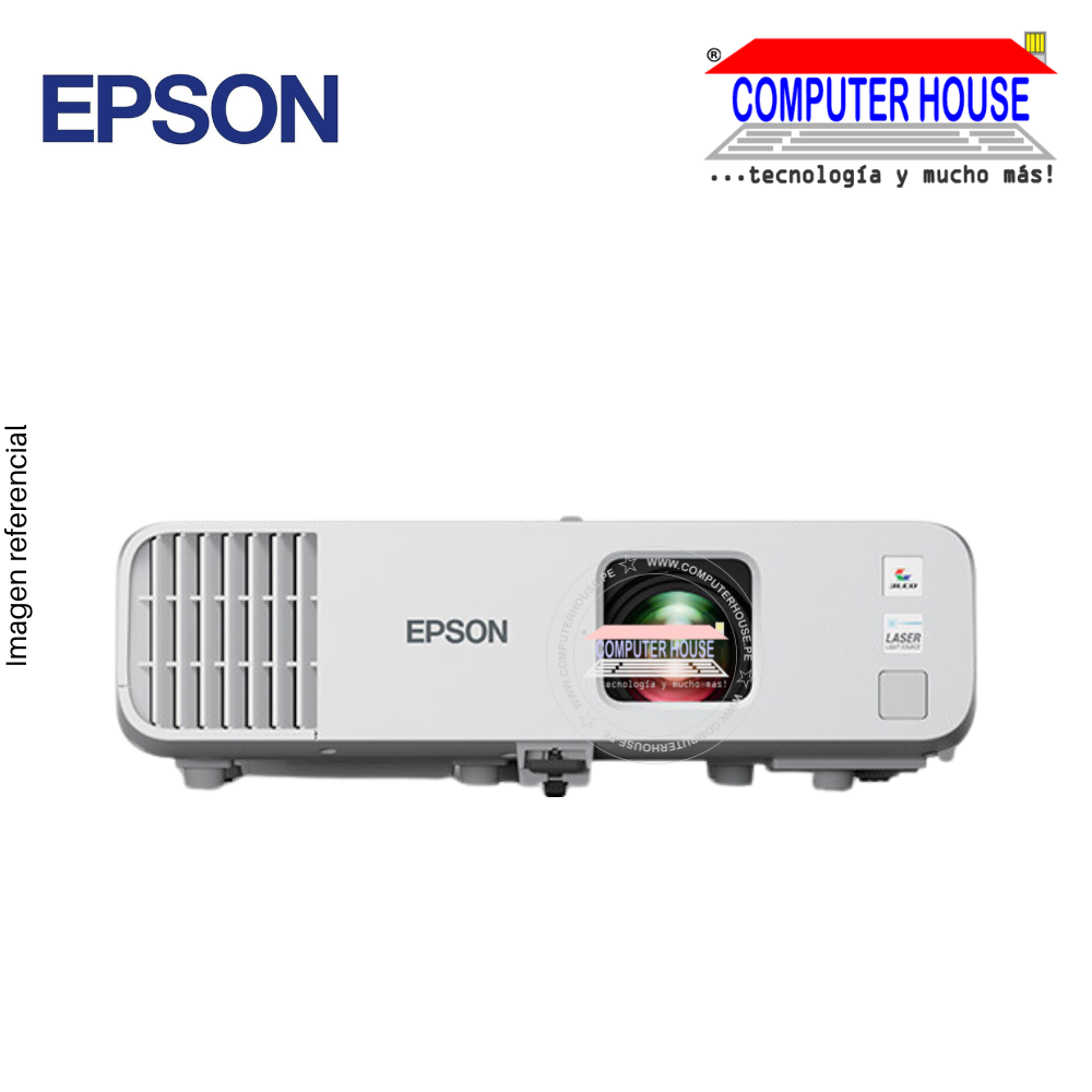 Proyector EPSON Laser PowerLite L210W, 4500 Lumenes, 3LCD, HDMI/VGA/Wi-Fi/LAN/USB.