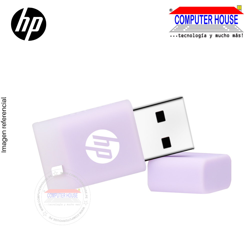 HP Memoria USB 64GB V168 2.0 Lila (HPFD168B-64)