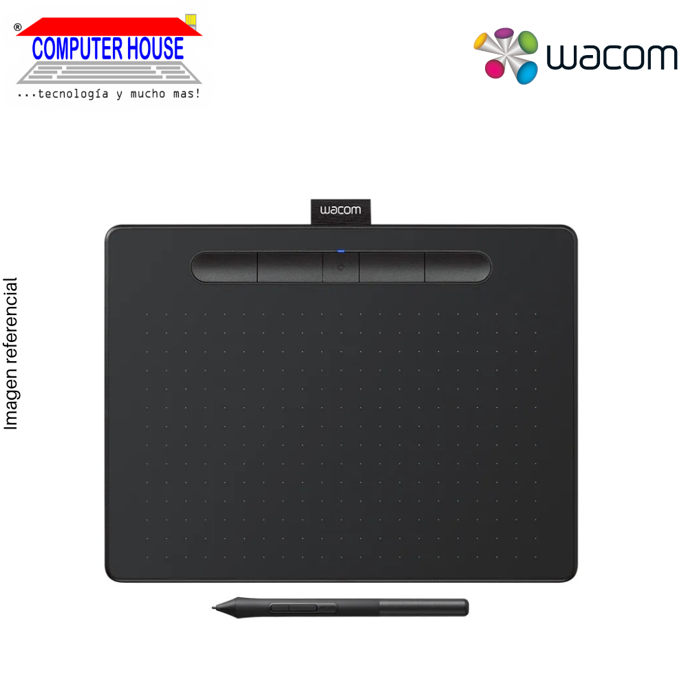 Tableta Gráfica WACOM CTL6100WL Intuos, Bluetooth, Medium, Black.