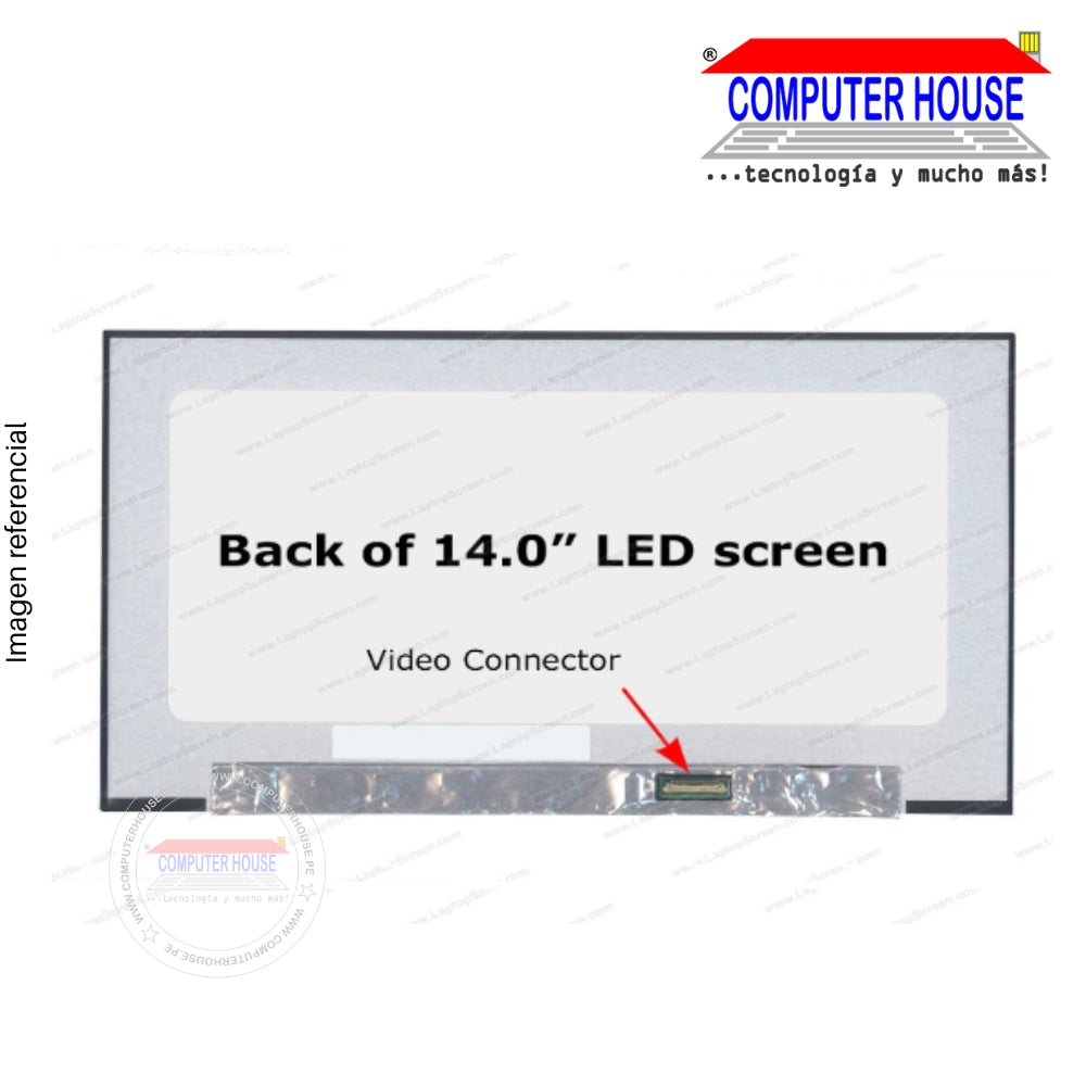 Laptop screen 14" LED 30 pins