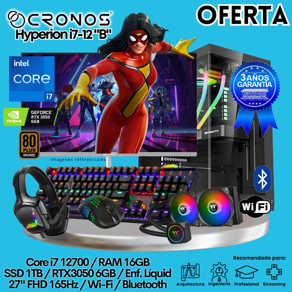 OFERTA: PC Xtreme CRONOS Hyperion i7-12 