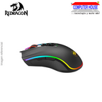 Mouse Gamer Alámbrico REDRAGON M711 Cobra, 10000 DPI, 8 Botones, Negro.