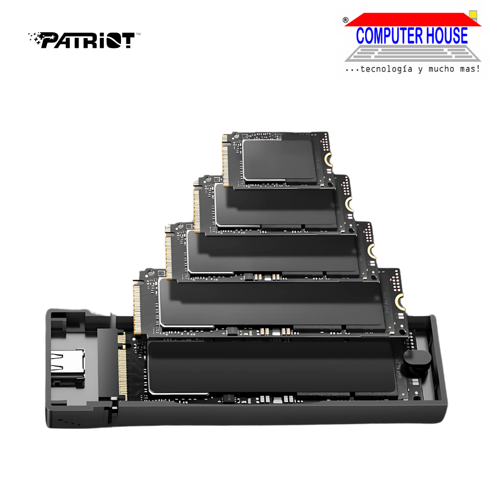 Case para SSD externo PATRIOT TXD M.2, PCIe, Tipo C / USB