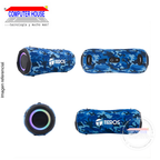 Parlante Inalámbrico TEROS TE-6046, Reproductor USB y SD, Radio FM, color Azul Militar, 40W