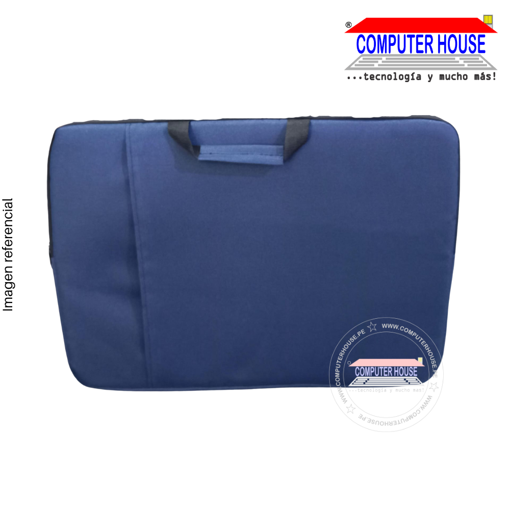 15.6" Laptop Sleeve, with handle and zipper, assorted colors.
