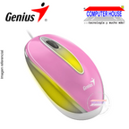 GENIUS DX-MINI Pink USB Wired Mouse, USB-A Connection.