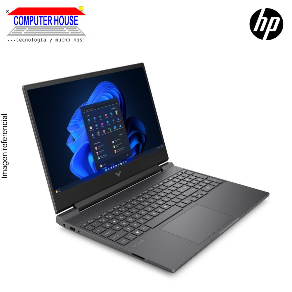 Laptop HP Victus, Ryzen 5-7535HS, RAM 16GB DDR5, SSD 512GB, Video RX6550M 4GB, 15.6" FHD 144Hz, Windows 11.