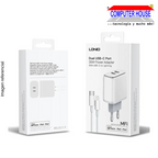LDNIO CHARGER - 35w Dual Usb-c PD Wall Adapter (A2528M)