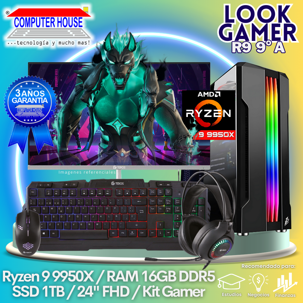 LOOK GAMER Ryzen 9-9900X 