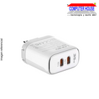 LDNIO CHARGER - 35w Dual Usb-c PD Wall Adapter (A2528M)