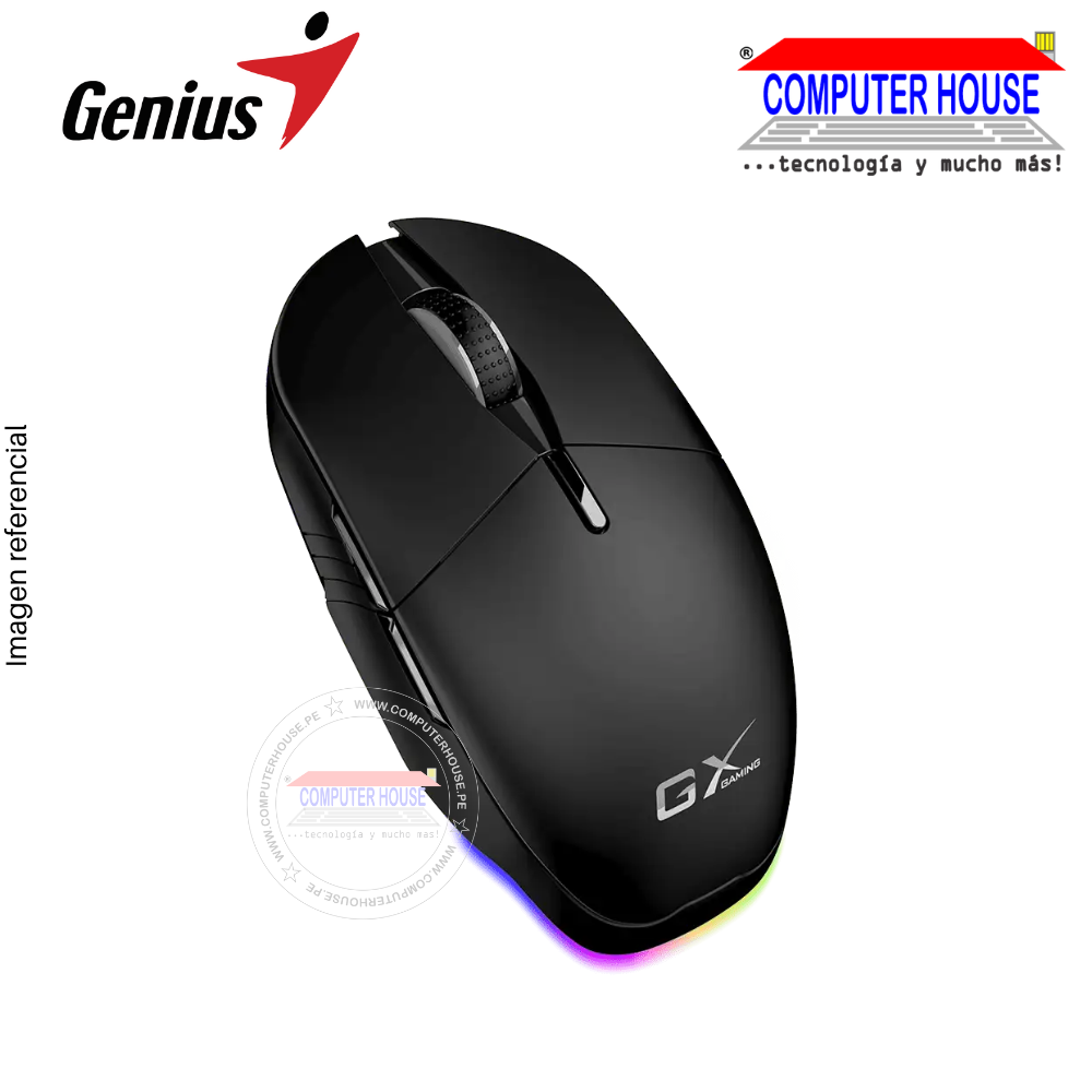 GENIUS M8250 Rechargeable Wireless Mouse (Black/White) 