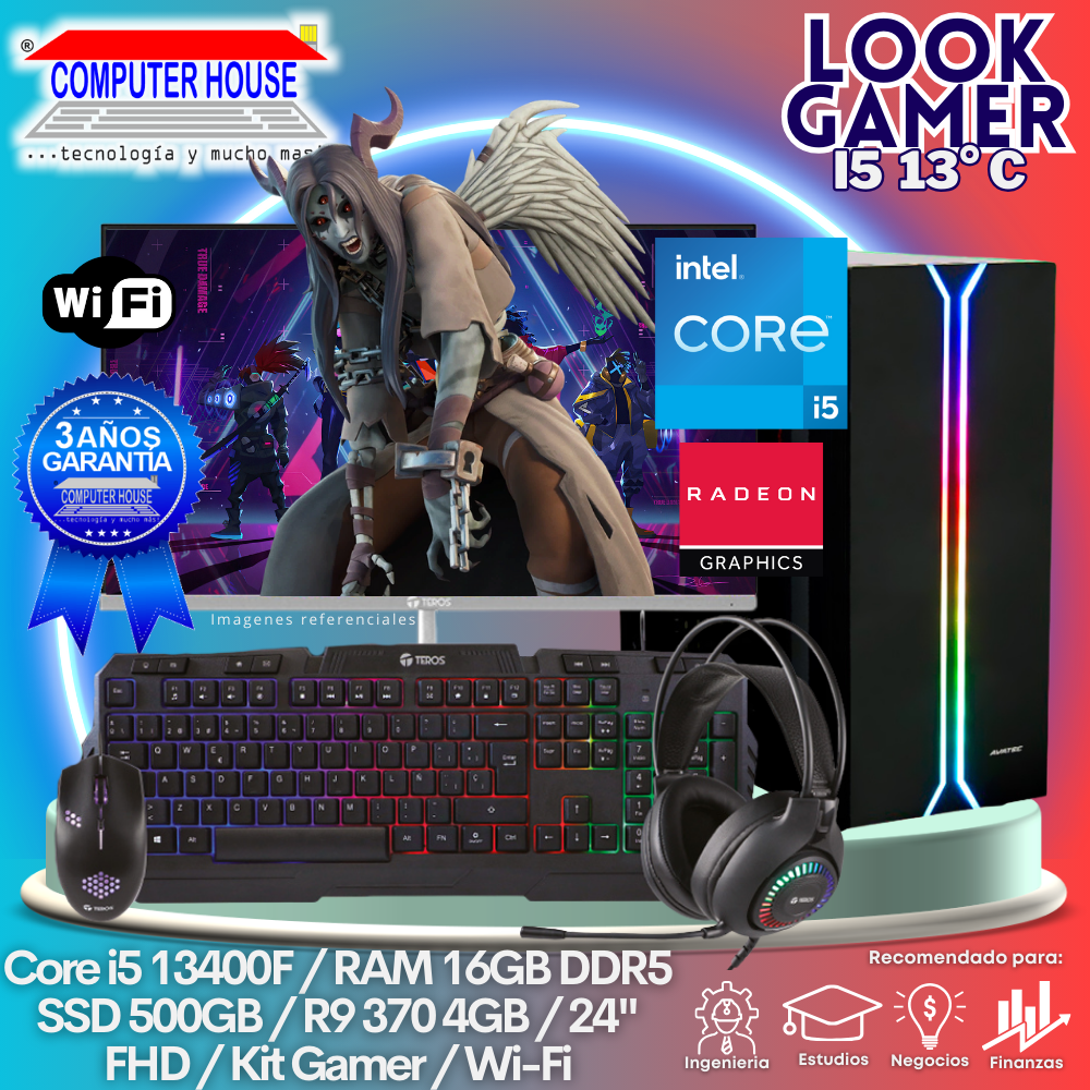 LOOK GAMER Core i5-13400F 