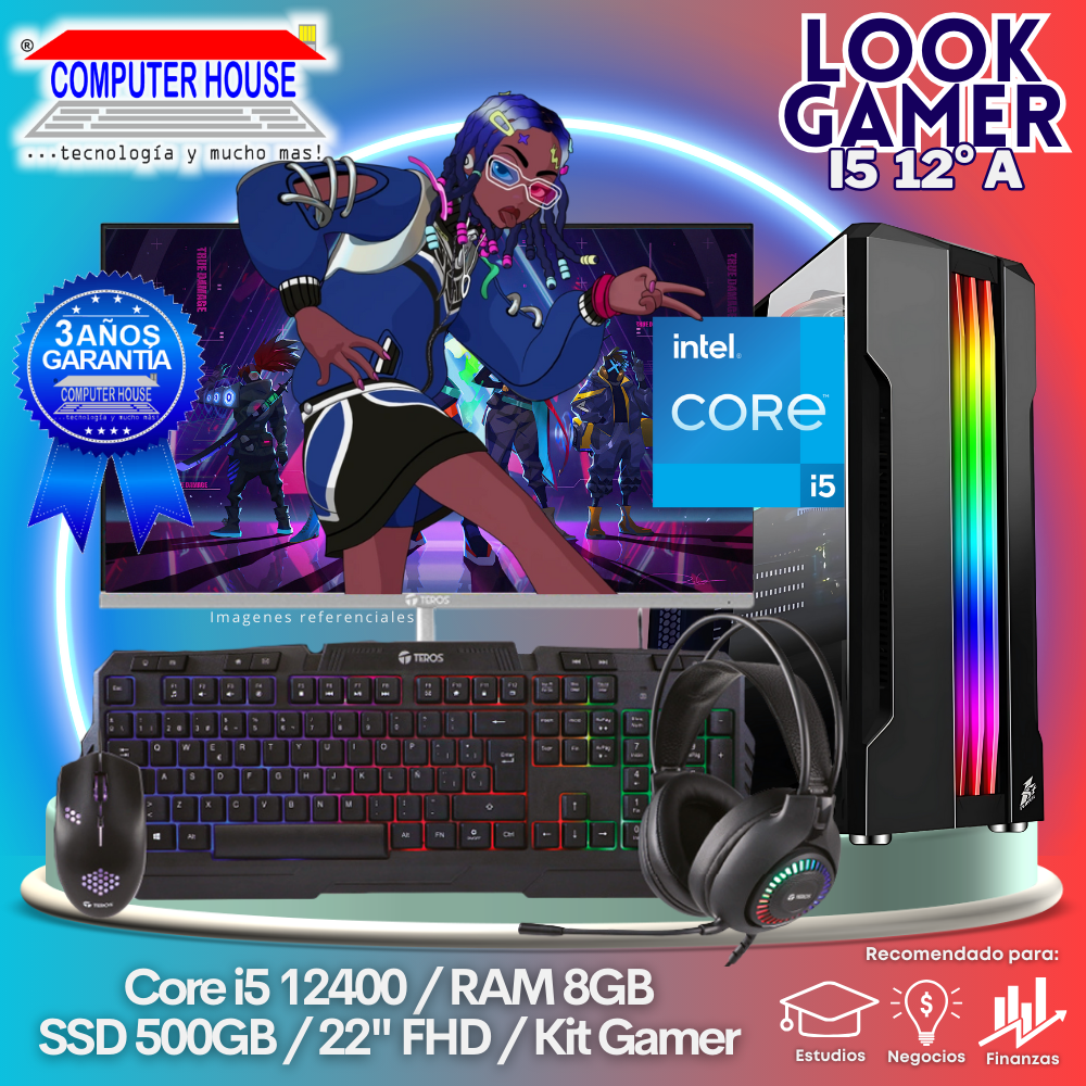 LOOK GAMER Core i5-12400 