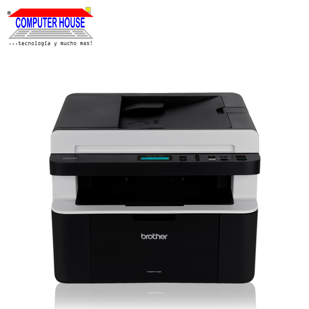 Impresora láser BROTHER DCP-1617NW monocromática, Multifuncional (imprime, copia y escanea), A4, USB/Wi-Fi.