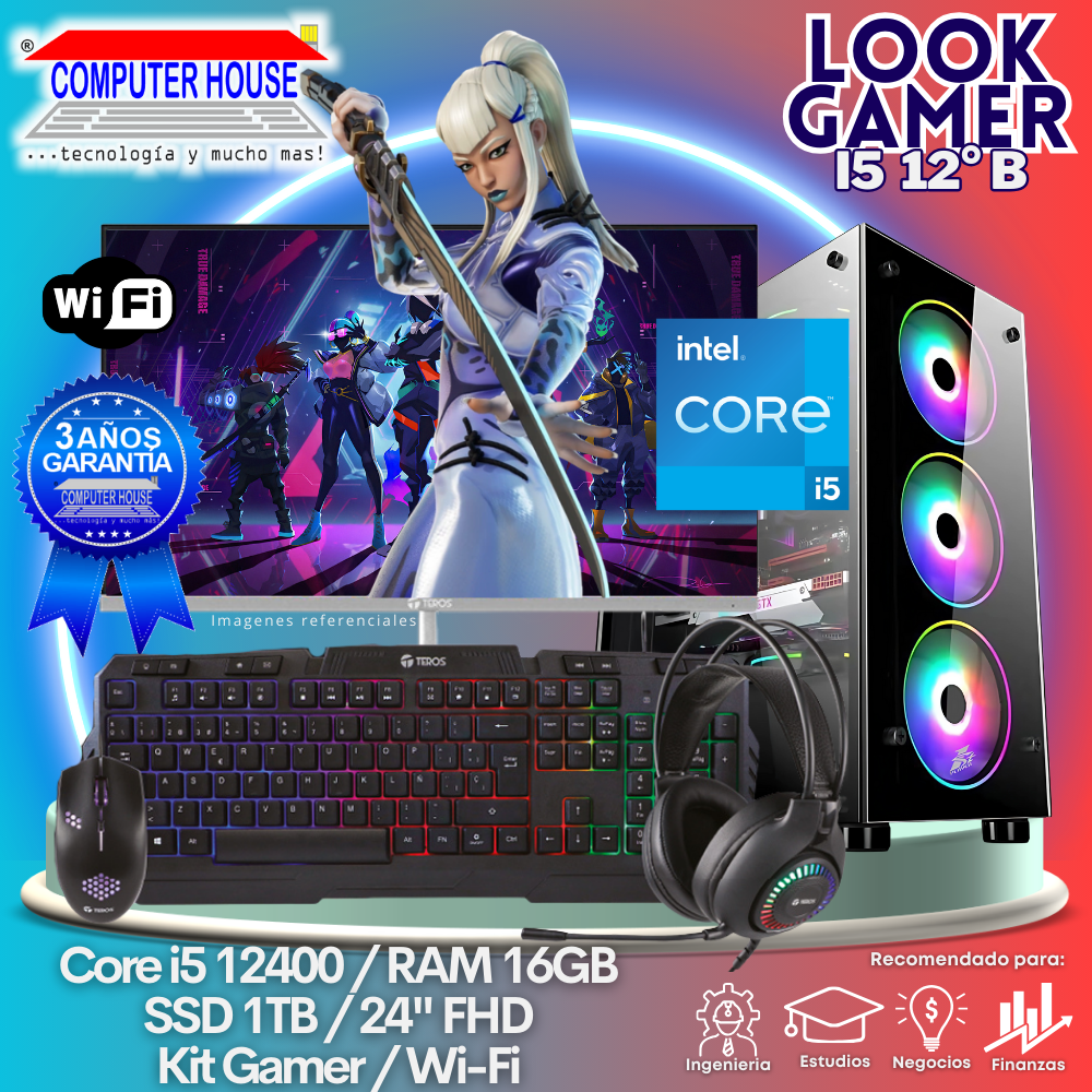 LOOK GAMER Core i5-12400 